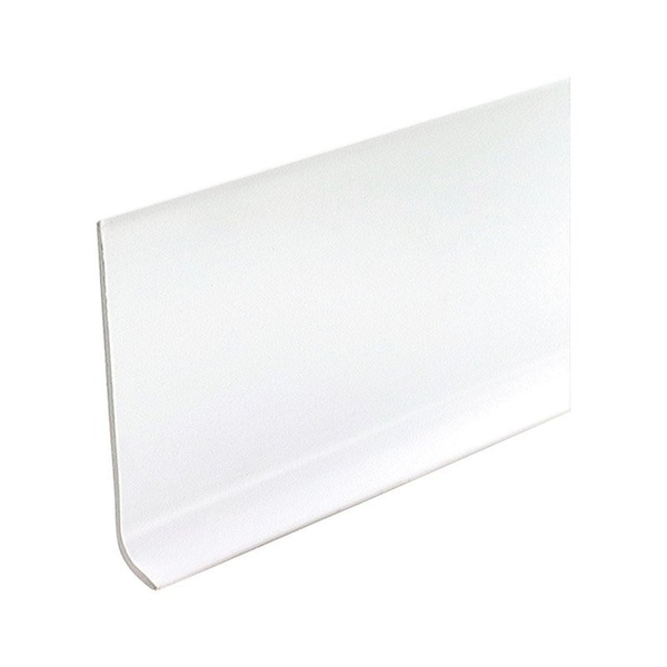 M-D Building Products 2.5 in. H X 0.08 in. W X 48 in. L Prefinished Snow White Vinyl Wall Base 75697 - main